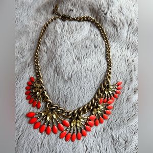 GEM STARBURST STATEMENT NECKLACE